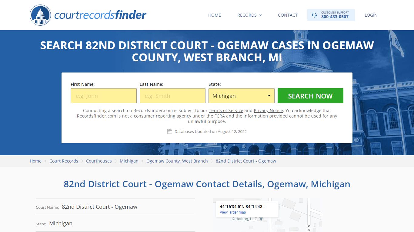 82nd District Court - Ogemaw Case Search - Ogemaw County ...